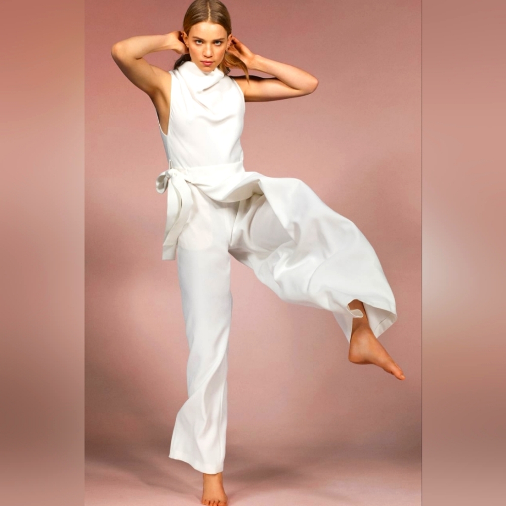 ZARA NWOT long wrap jumpsuit, size s